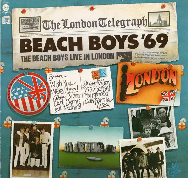 Beach Boys '69 Live In London - Lp Vinyl - New 1