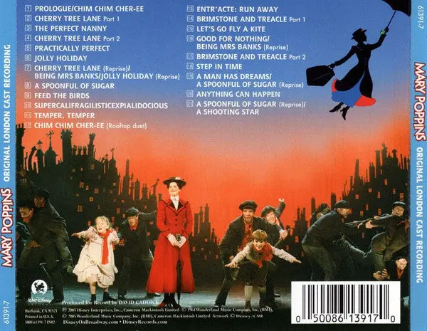 Mary Poppins - London Cast Recording Cd - Used 2