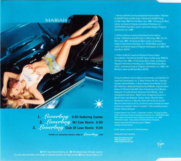 Mariah Carey - Loverboy (Import Cd Single) Used 2