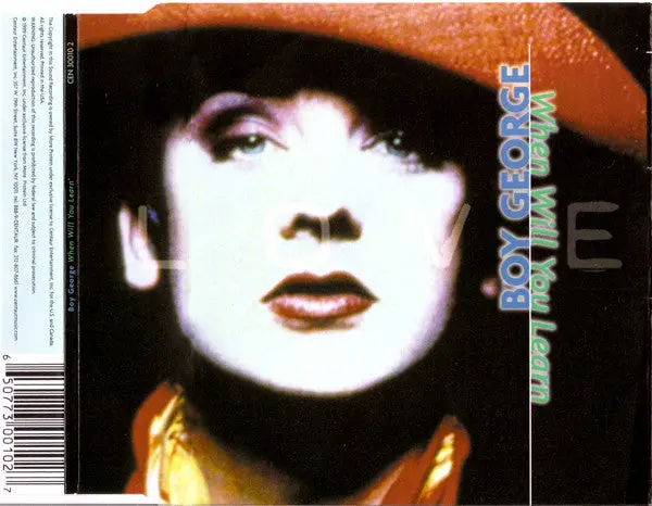 Boy George ‎- When Will You Learn - Used Cd Single 1