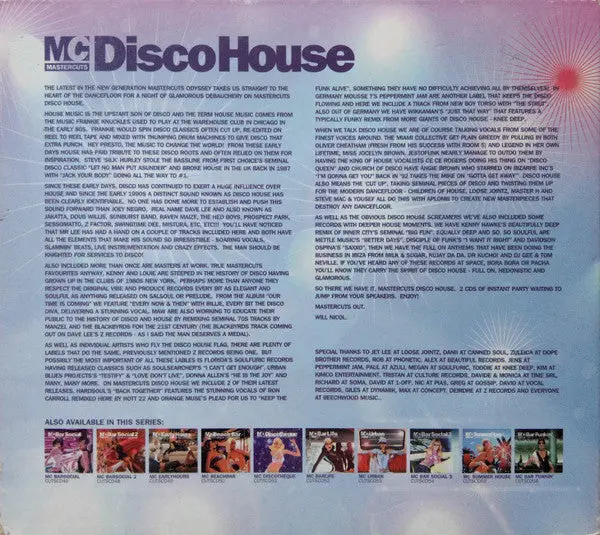 Mastercuts Disco House (Import 2Cd) Used 2