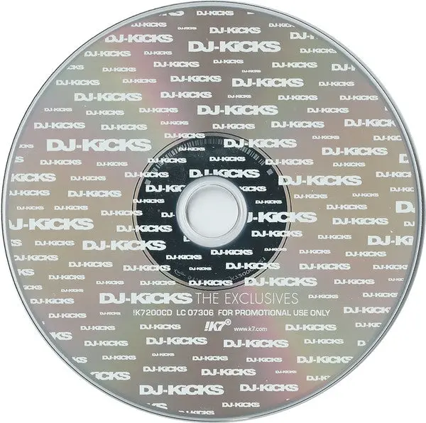 Dj Kicks -- The Exclusives (Promo) Cd - Used 2