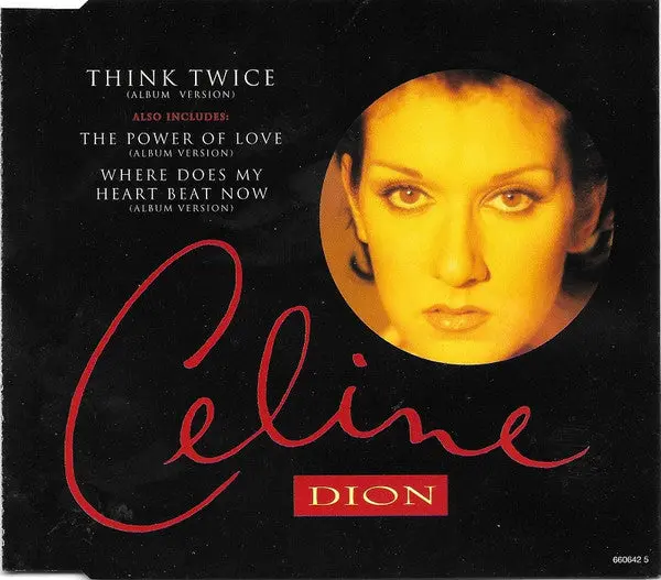 Celine Dion - Think Twice (Import Cd Single) - Used 1