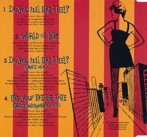 Belinda Carlisle - Do You Feel Like I Feel? (Import Cd Single) Used 2