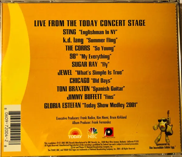 Today Presents: The Best Of The Today Concert Series, Volume 2 (Various) Cd - New 2