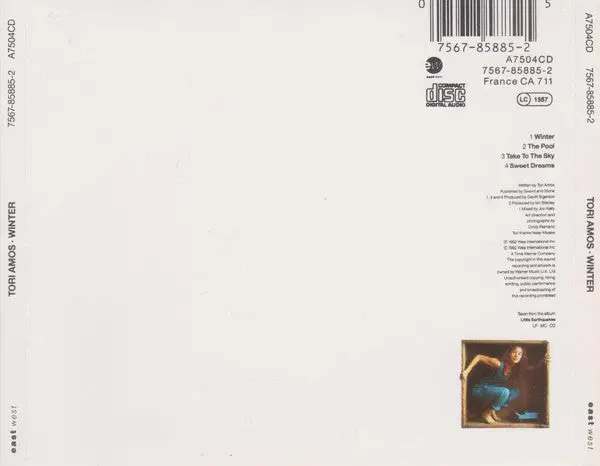 Tori Amos - Winter 4-Track (Promo) Cd Single - Used 2
