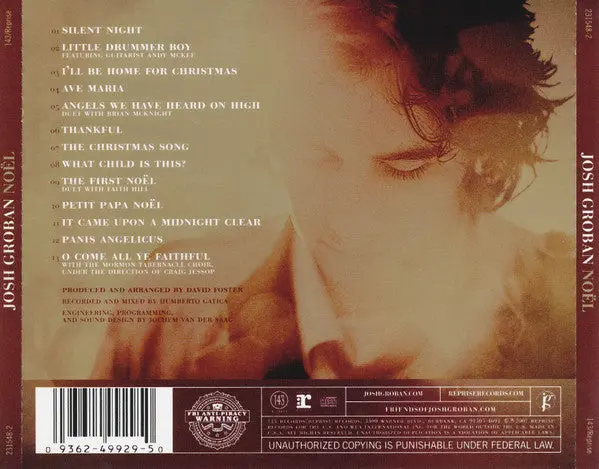Josh Groban Noël 2007 (Christmas Cd) Used 2