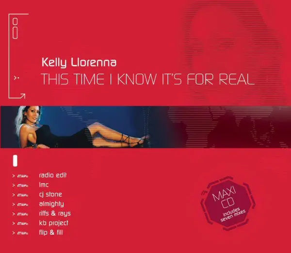 Kelly Llorenna - This Time I Know It's For Real (Import Cd Single) Used 1