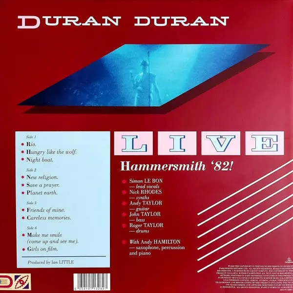 Duran Duran – Hammersmith '82! (Rsd) Gold 2Lp Vinyl - New 2