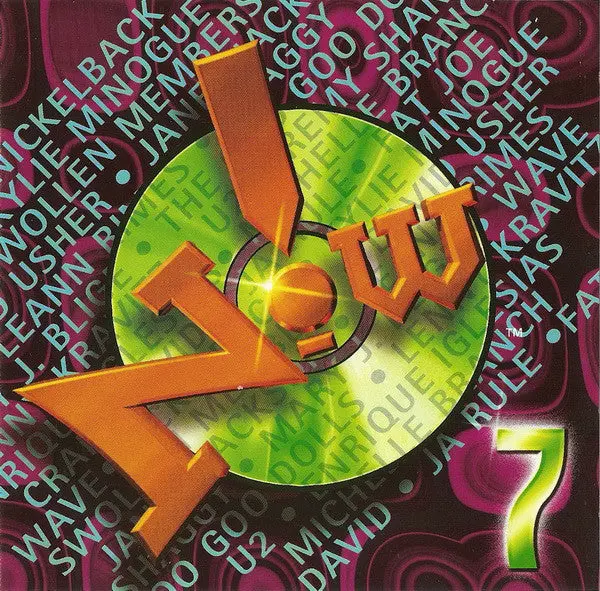 Now 7 (Import Canada) Various: Kylie Minogue, Janet, Enrique, U2 + ) Used Cd 1