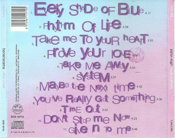 Bananarama - -Ultra Violet 90S (Import) Cd - Used 2