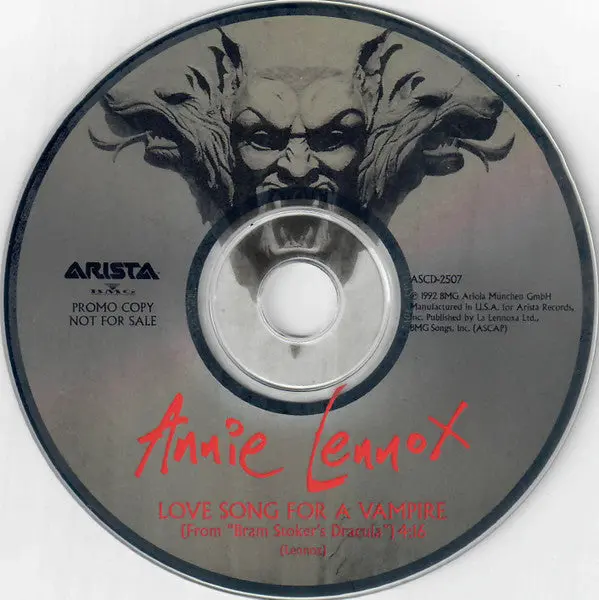 Annie Lennox - Love Song For A Vampire (Promo Cd Single). 1