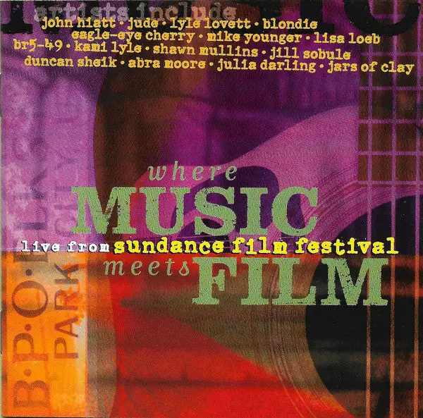 Where Music Meets Film - Live From Sundance Film Festival (Various) Cd - Used 1