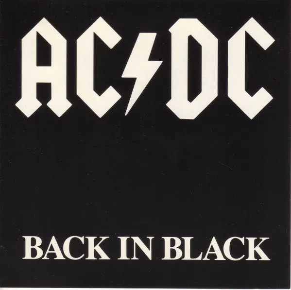 Ac / Dc. - Back In Black (Canada) Cd - Used 1
