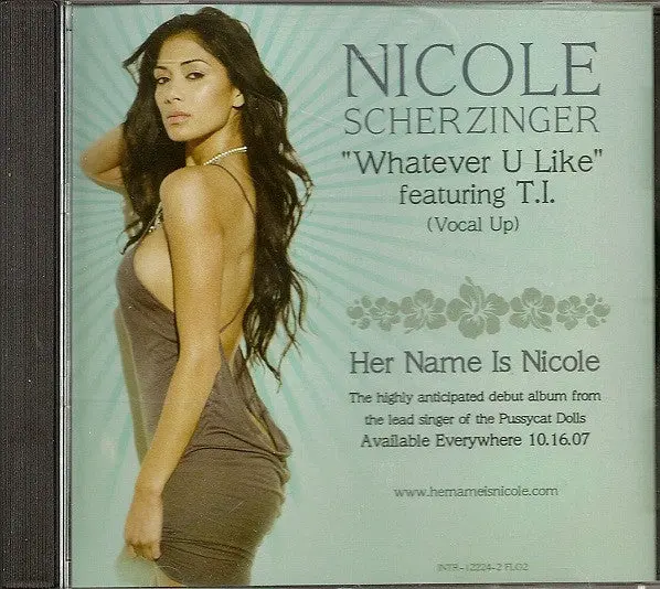 Nicole Scherzinger  Whatever U Like (Promo Cd Single) Used 1