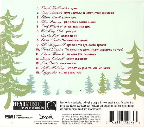 Santa Baby (Various Artist) Starbucks Exclusive - 15 Holiday Classics - New / Sealed 2