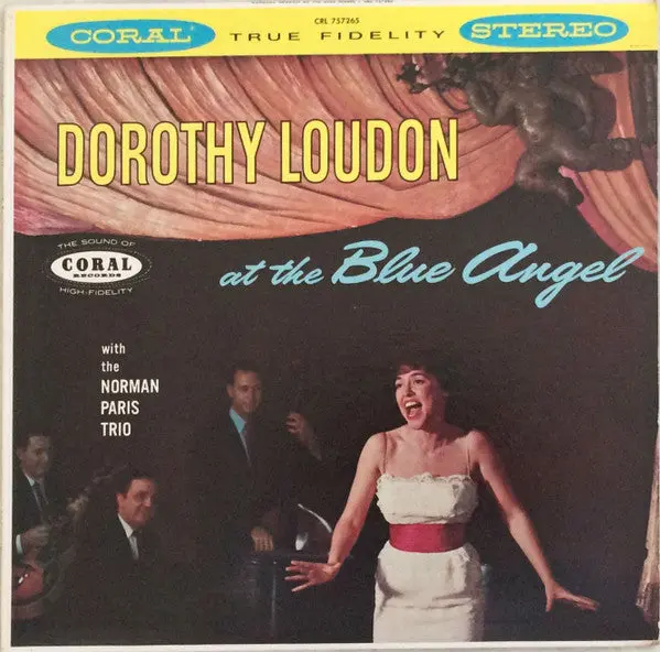 Dorothy Loudon At The Blue Angel Lp Vinyl ( 1959) Live - Used 1