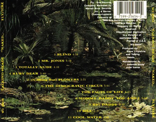 Talking Heads - Naked '88 Cd - Used 2