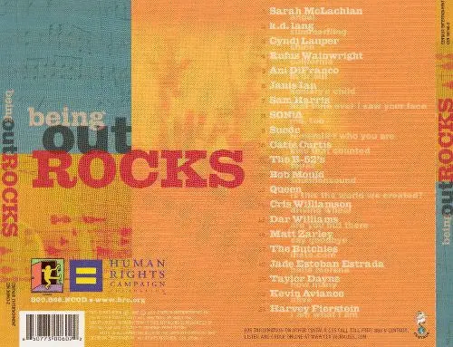 Being Out Rocks (Various) Cd (Kd Lang, Cyndi, B-52'S, Queen, Sarah) Used 2