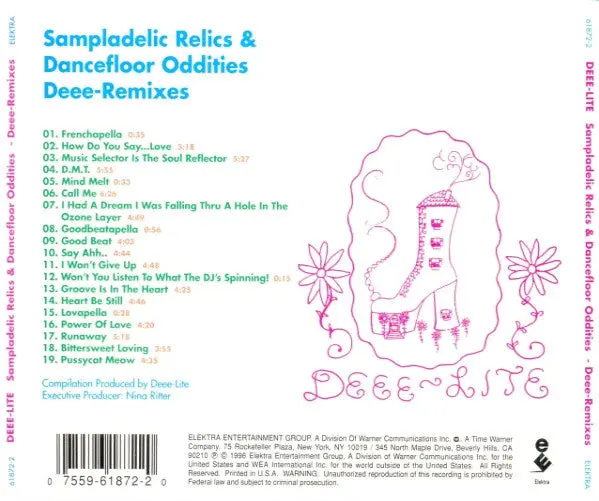 Deee-Lite -- Sampladelic Relics & Dancefloor Oddities Remixes Cd - Used 2