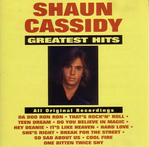 Shaun Cassidy - Greatest Hits Cd - Used 1