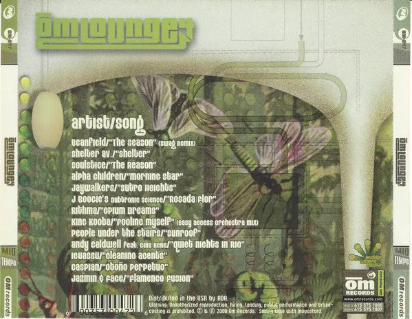 Om Lounge 4 (Various) Cd - Used 2
