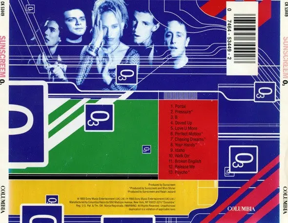 Sunscreem O₃ (Uk) Cd - Used 2