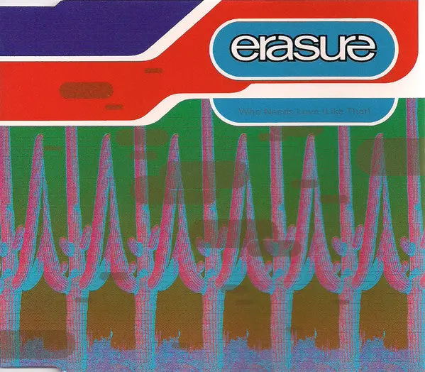 Erasure - Who Needs Love (Like That) Import Cd Single - Used 1
