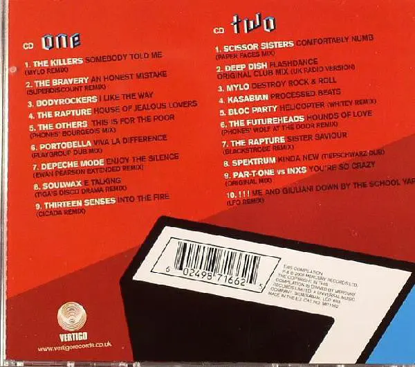 Twisted - Indie Floorfillers Remixes (Killers, Dm, Mylo, Scissor Sisters+ - 2 Cd Set - Used 2