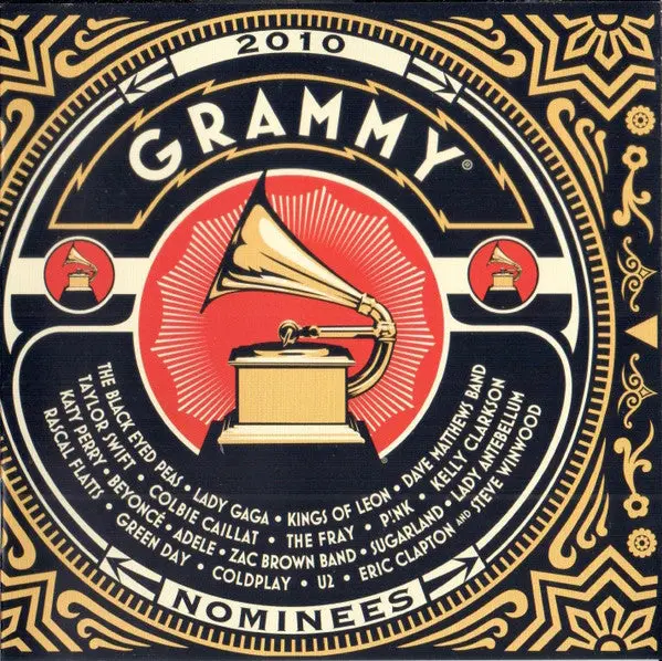 Grammy Nominees 2010 Cd (Various: P!Nk, Gaga, Kelly, Katy, U2++)  Used 1