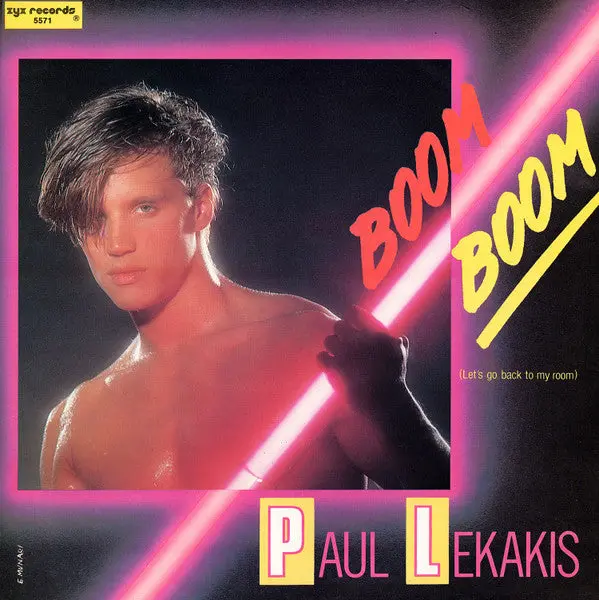 Paul Lekakis - Boom Boom (Let's Go Back To My Room) 12" Single Lp Vinyl - Used 1