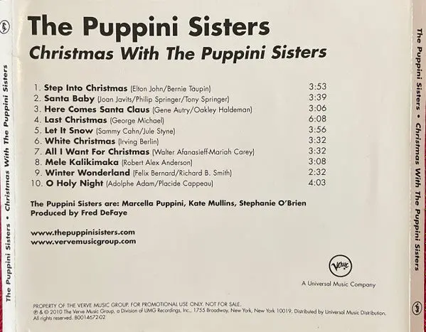 Puppini Sisters - Christmas With Puppini Sisters (Promo Cd)  - Used 1