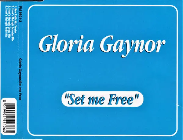 Gloria Gaynor - Set Me Free (Import Remix Cd Single) Used 1