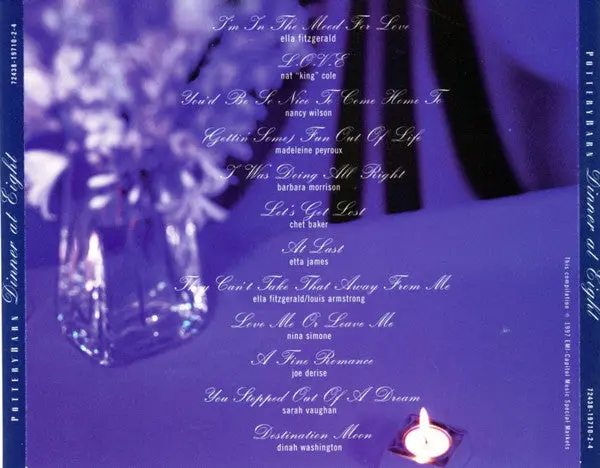 Dinner At 8 - Pottery Barn '97 (Various: Ella, Chet, Simone, Vaughan ++) Cd - Used 2
