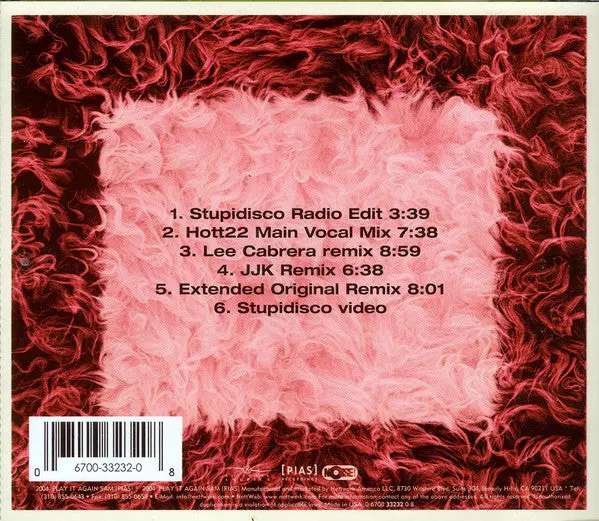 Junior Jack - Stupidisco Cd Single - Used 2
