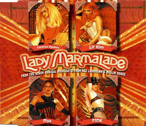 Christina, P!Nk, Mya, Lil' Kim - Lady Marmalade  (Import Cd Single) Used 1