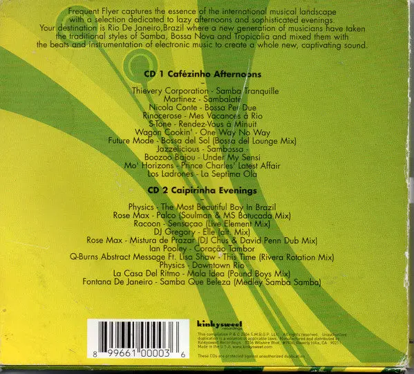 Frequent Flyer: Rio De Janeiro (Various) (2Cd) Used 2