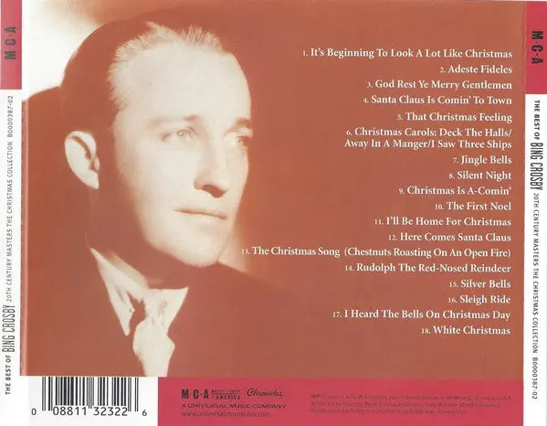 Bing Crosby - The Christmas Collection 20Th Century Masters Cd - Used 2