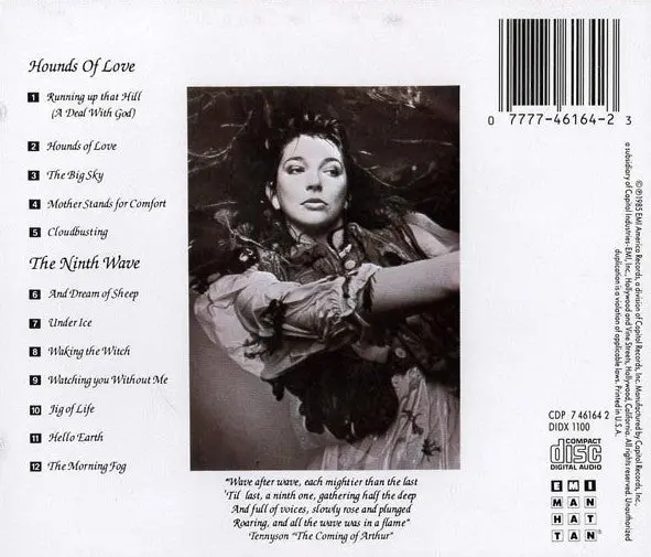 Kate Bush - Hounds Of Love 80'S Original Cd - Used 2