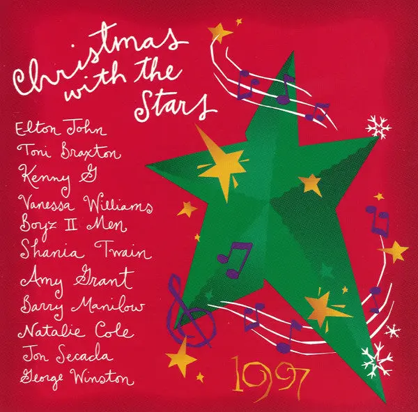 Christmas With The Stars (Various: Elton, Vanessa, Toni, Shania, Natalie ++) Cd - Used 1