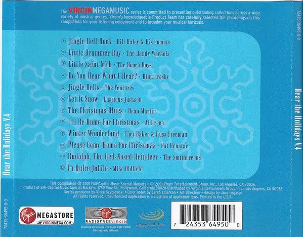 Hear The Holidays Christmas Cd Vol.4 (Various) Used 2