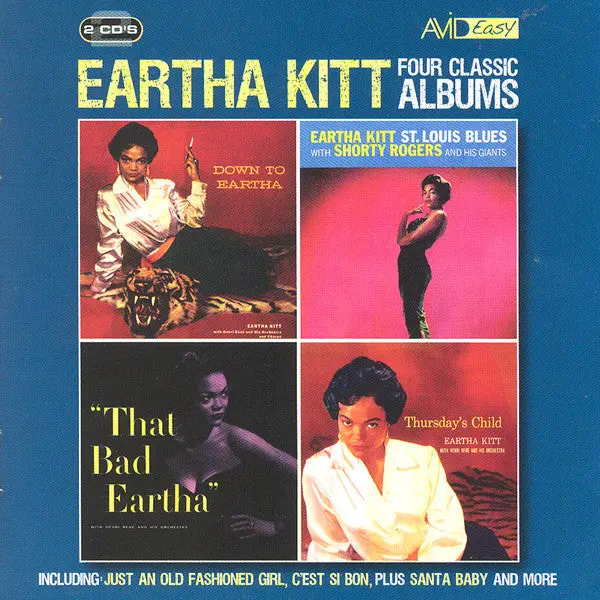 Eartha Kitt - Four Classic Albums (Remastered) Import 2Cd-- Used 1