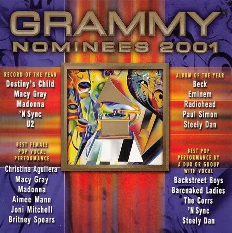 Grammy Nominees 2001 (Various Ft: Madonna) Cd - Used 1