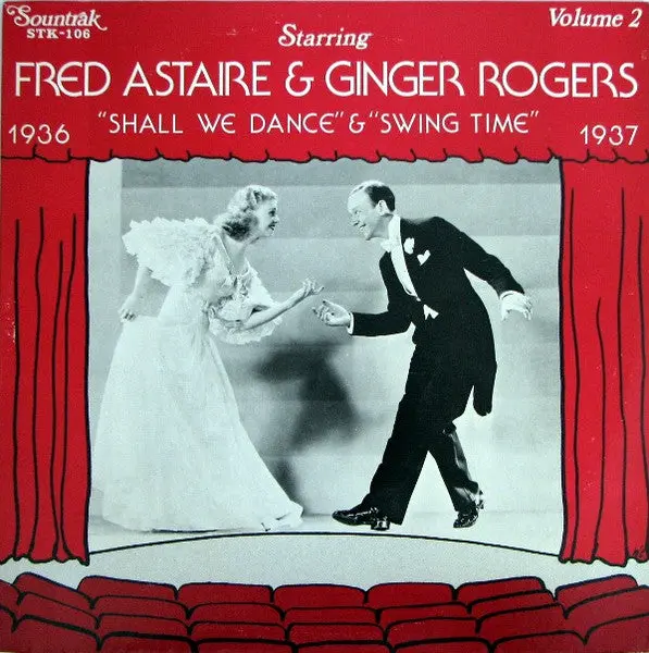 Fred Astaire & Ginger Rogers 1936-7 Vol.2 Lp Vinyl  Shall We Dance  / Swing Time Used 1