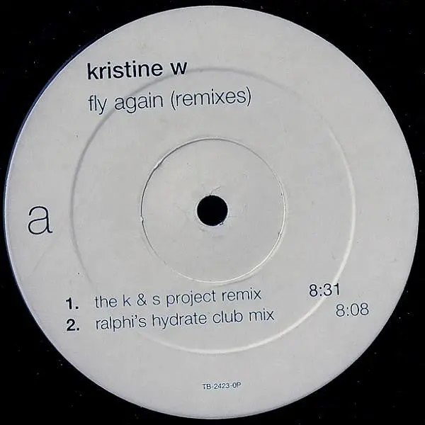 Kristine W - Fly Again (Remixes) Promo 12" Single Lp Vinyl - Used 1