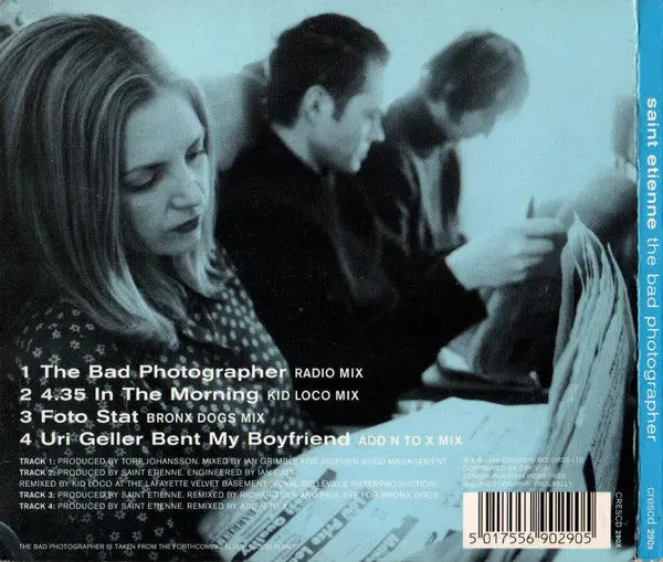 Saint Etienne - The Bad Photographer + 3 (Import) Cd Single - Used 2