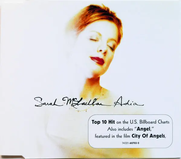 Sarah Mclachlan - Adia / Angel / I Will Remember You  (Import Cd Single) Used 1