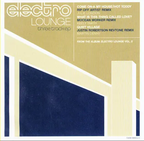 Electro Lounge Three-Track Ep (Remix) Cd Single - Used 1
