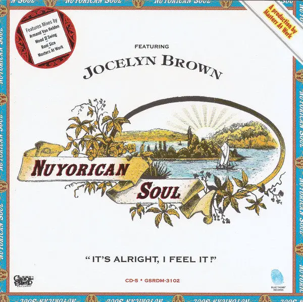 Nuyorican Soul Feat: Jocelyn Brown - It's Alright, I Feel It (Us Cd Single) Used 1