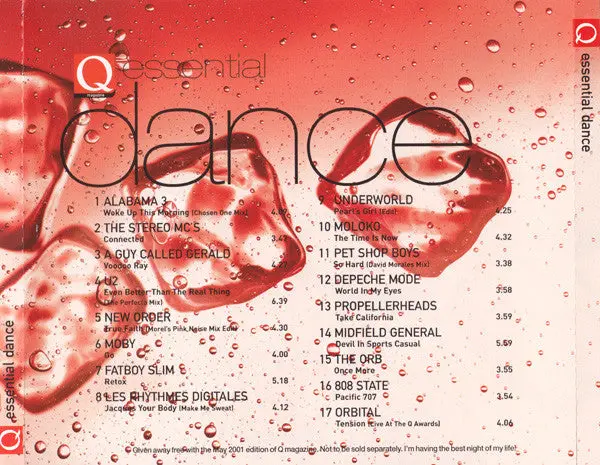 Q Essential Dance (Various) Cd - Used 2